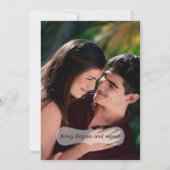 Invitation Fête de Baby Shower Fille Beer and Diaper dans un  (Dos)