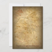 Invitation Fête de bachelorette de cowboy rustique de l'Ouest (Dos)