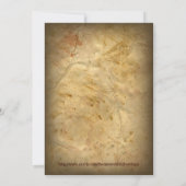 Invitation Fête de bachelorette de cowboy rustique de l'Ouest (Dos)