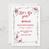 Invitation Fête de Bachelorette de Cowgirl modifiable (Devant)