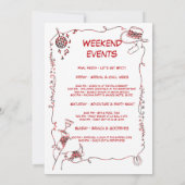 Invitation Fête de Bachelorette de Cowgirl modifiable (Dos)