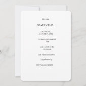 Invitation Fête de bachelorette de la plage Photo personnalis (Dos)