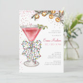 Invitation Fête de Bachelorette de la Saison de Noël avec Coc (Debout devant)