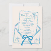 Invitation Fête de Bachelorette Méditerranéenne au citron tir (Devant)