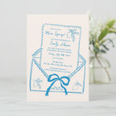 Invitation Fête de Bachelorette Méditerranéenne au citron tir (Debout devant)