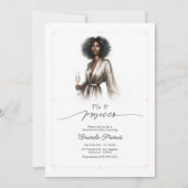 Invitation Fête de Bachelorette PJs de Luxe & Prosecco (Devant)
