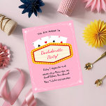 Invitation Fête de bachelorte rose Las Vegas<br><div class="desc">Annoncez la fête ultime avec nos invitations du week-end du Las Vegas Pink Bachelorette Party! Ces invitations captent l'esprit vibrant de Las Vegas avec une touche de rose, donnant le ton pour un week-end de bachelorette inoubliable. Customisez chaque détail pour le rendre unique, depuis les détails du lieu jusqu'à l'horaire...</div>