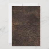 Invitation Fête de barbecue rustique d'été dans le jardin (Dos)