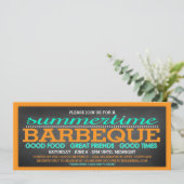Invitation Fête de barbeque d'été (Debout devant)