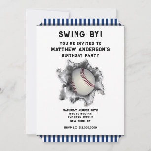 Invitation Fête de baseball