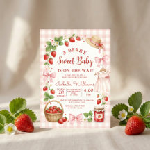 Fête de bébé à l'arc de fraise Premier Berry Sucré