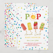 Invitation Fête de bébé à venir (Devant / Derrière)