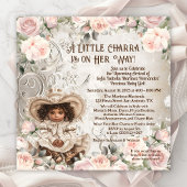 Invitation Fête de Bébé Adorable Charra
