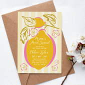 Invitation Fête de Bébé au Citron Mama's Main Squeeze