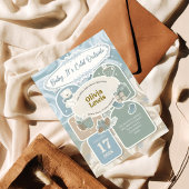 Invitation Fête de bébé "Bébé, il fait froid dehors" Cozy Win