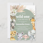 Invitation Fête de Bébé Boho Wild One (Devant)