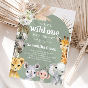 Invitation Fête de Bébé Boho Wild One
