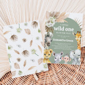 Invitation Fête de Bébé Boho Wild One