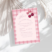 Fête de Bébé Coquette Cerise Sur Le Haut