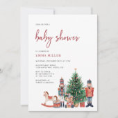 Invitation Fête de bébé de Noël (Devant)