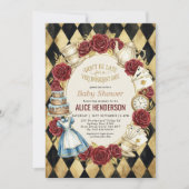 Invitation Fête de bébé de thé de jardin de conte de fées (Devant)