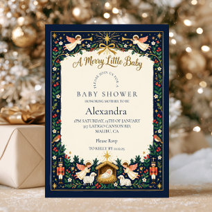 Invitation Fête de Bébé des Anges de la Marine