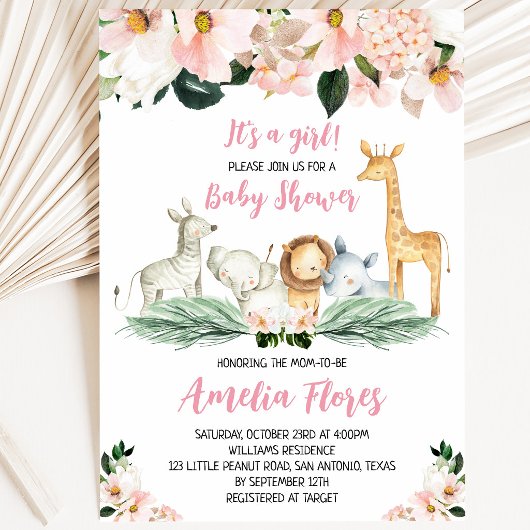 Invitation Fête de bébé Donuts et Couches