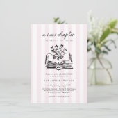 Invitation Fête de bébé Fleur de conte de fées Un nouveau cha (Debout devant)