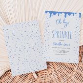 Invitation Fête de Bébé Garçon Donuts Sprinkle