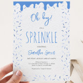 Invitation Fête de Bébé Garçon Donuts Sprinkle