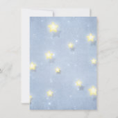 Invitation Fête de bébé garçon ethnique Twinkle Twinkle Littl (Dos)