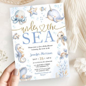 Invitation Fête de bébé garçon sous l'océan