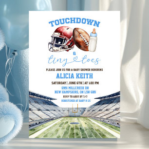 Invitation Fête de bébé garçon sur le thème de football