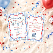 Fête de Bébé Garçon Tout à Fait Américain Tout en