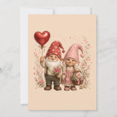 Invitation Fête de bébé Gnome Charmant (Dos)