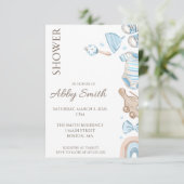 Invitation Fête de bébé Jouet pour garçon (Debout devant)