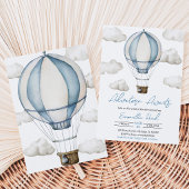 Invitation Fête de Bébé "L'Aventure Attend"