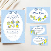 Invitation Fête de bébé Lemon Squeeze You
