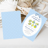 Invitation Fête de bébé Lemon Squeeze You