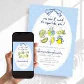 Invitation Fête de bébé Lemon Squeeze You