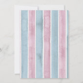 Invitation Fête de bébé locale Citrouille Rose Coquette (Dos)