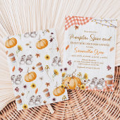 Invitation Fête de Bébé Neutre Pumpkin Spice Everything Nice