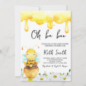 Invitation Fête de Bébé Oh BaBee (Devant)