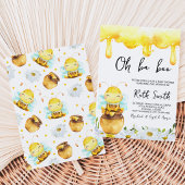Invitation Fête de Bébé Oh BaBee