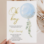 Invitation Fête de Bébé Oh Boy