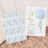 Invitation Fête de Bébé Oh Boy