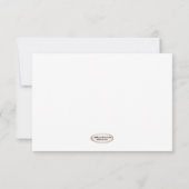 Invitation Fête de bébé ours en peluche  (Dos)