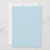 Invitation Fête de Bébé par Courrier à Distance (Dos)