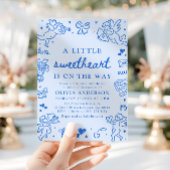 Invitation Fête de bébé petite douceur de la Saint-Valentin d