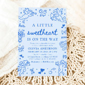 Invitation Fête de bébé petite douceur de la Saint-Valentin d